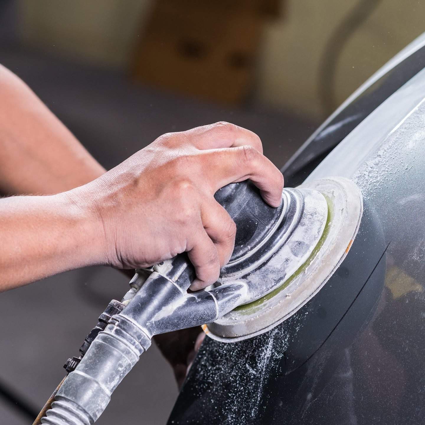 Tarcze szlifierskie na mokro i na sucho, 150 mm, rzep z 48 otworami, K120, zestaw 50 szt. | mokry papier ścierny firmy Wabrasive | pasują do Festool Rotex 150 z talerzem szlifierskim 150 mm na rzep