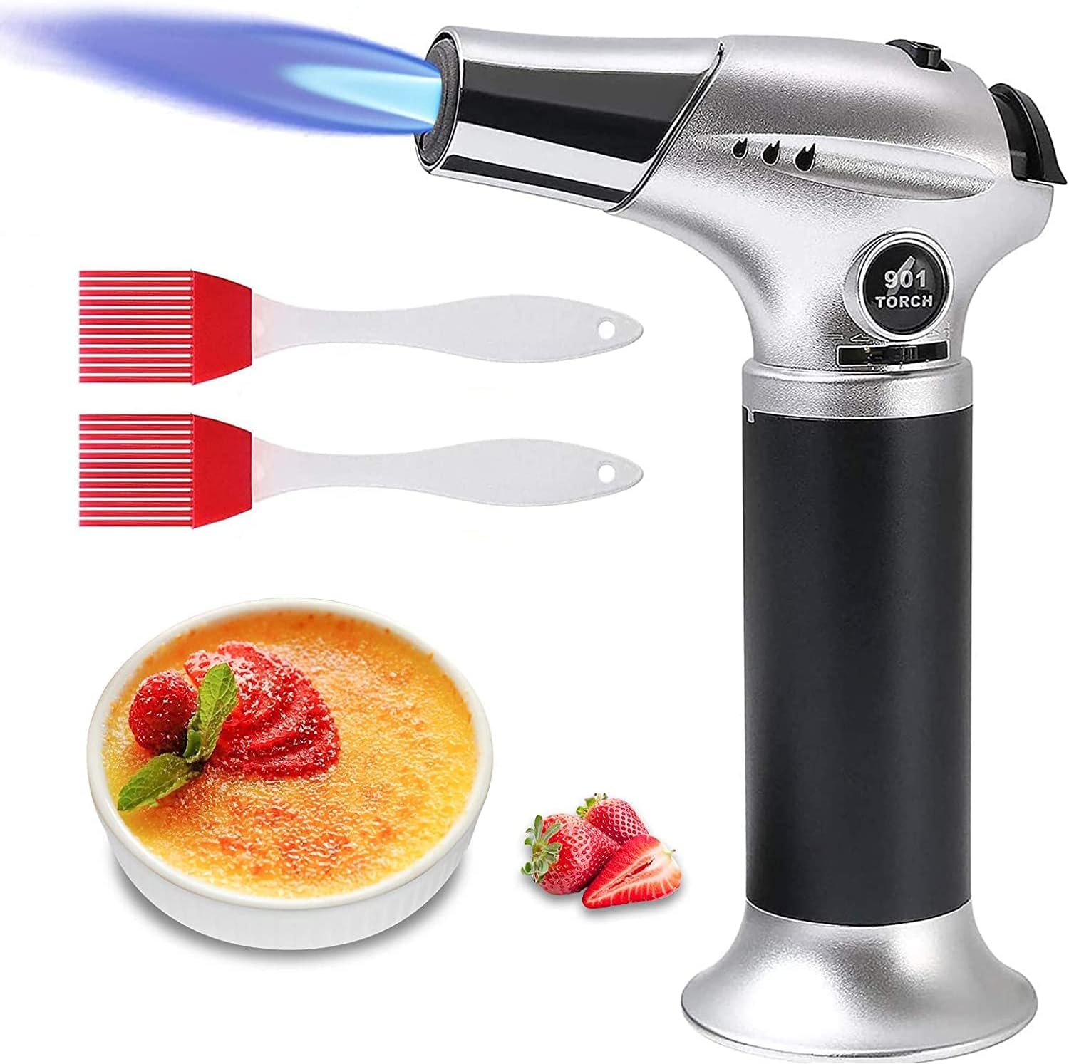 Blow Torch, Kitchen Torch, Cooks Kitchen Blow Torch Lighter, Refillable