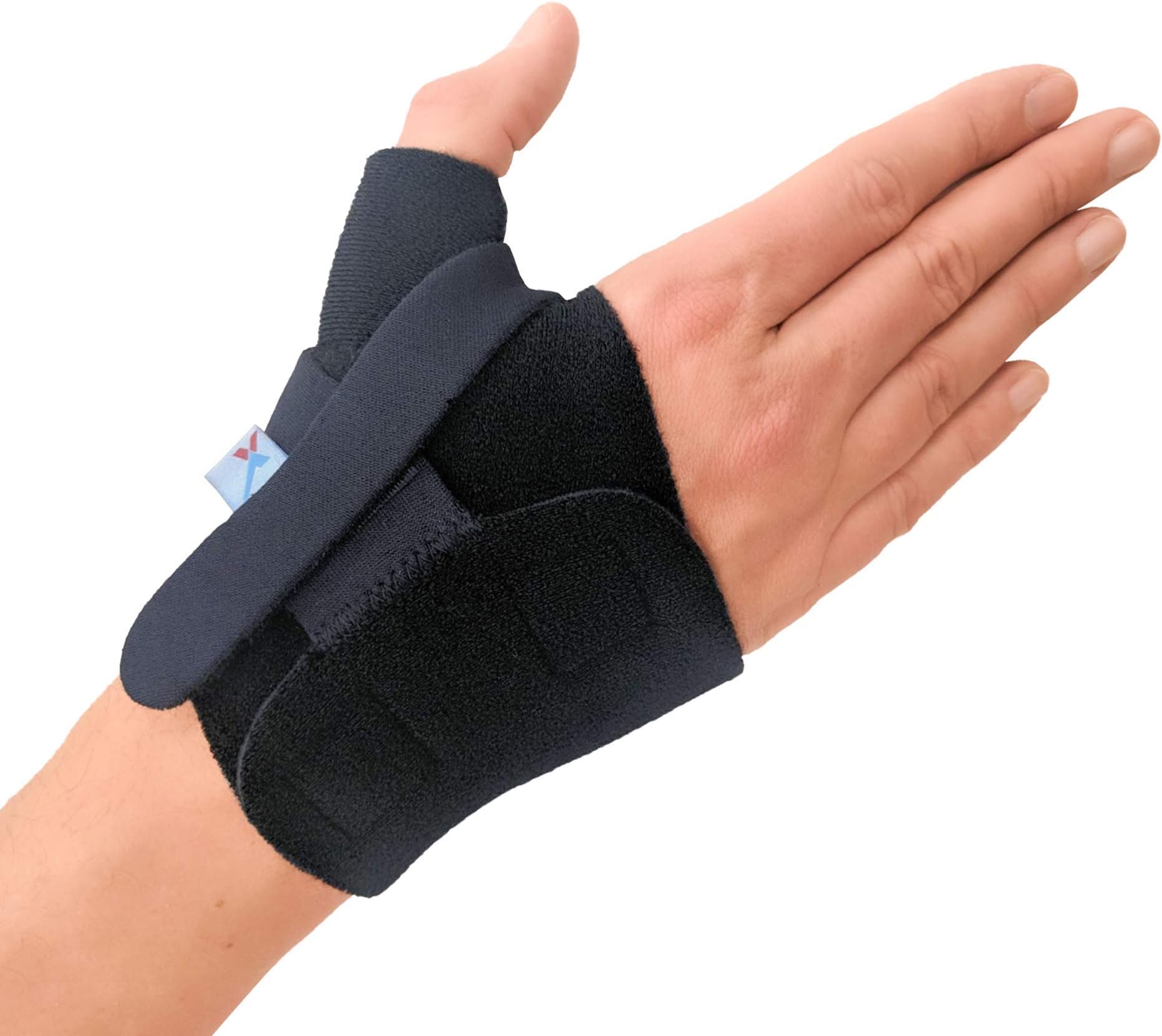 CMC Joint Support Thumb Brace | Lightweight Thumb Stabiliser for Arthritis, Ligament Sprains & CMC Joint Pain | Breathable Neo-Elastic |SMALL - Palm Circ:15.5-17.5cm, LEFT