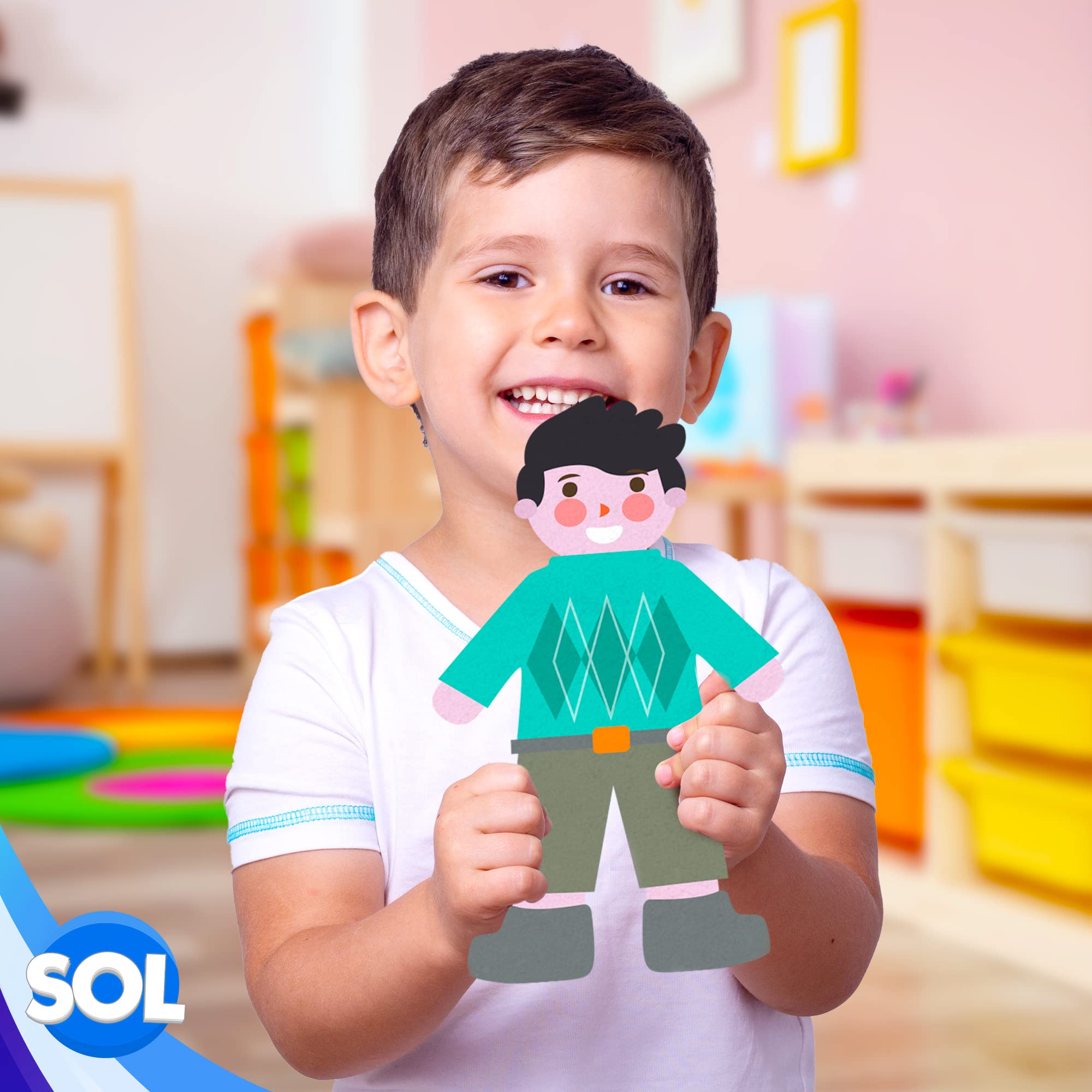 Buy 40pcs Paper People Cutouts for Kids Arts and Crafts 20 Boys and