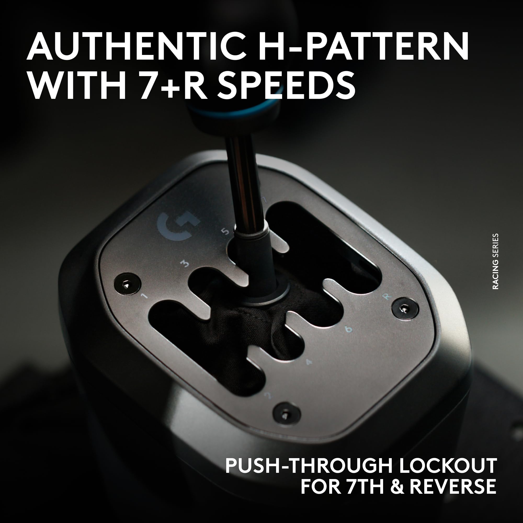 Logitech G RS H-SHIFTER - Sim Racing Gear Shifter compatible with