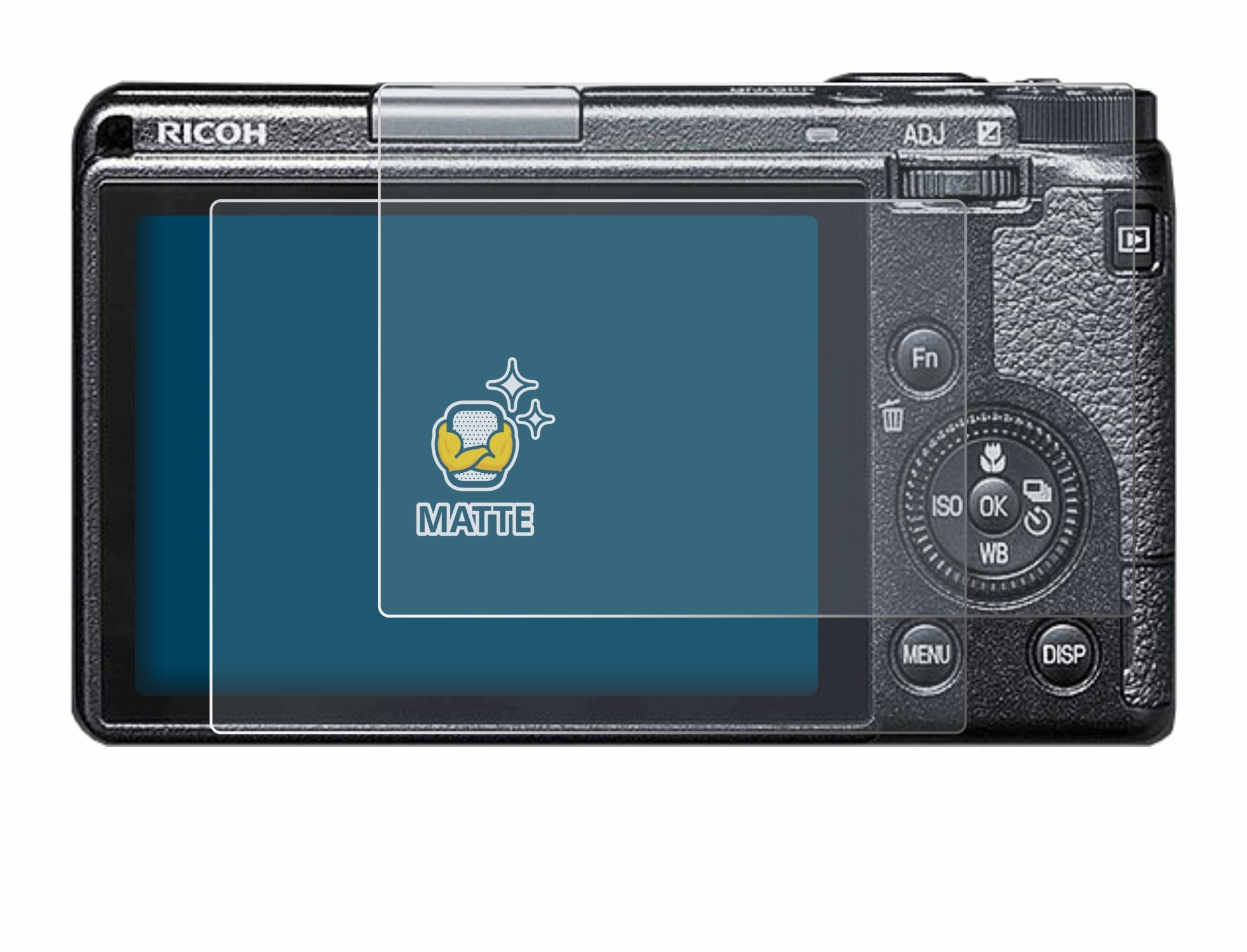 BROTECT Entspiegelungs-Schutzglas Für Ricoh GR IIIx/IIIx HDF – Matt, Kratzfest 9H, Anti-Reflex