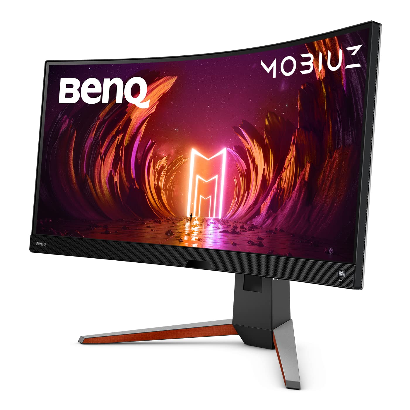 BenQ MOBIUZ EX3410R Monitor Gaming Curvo 34” UWQHD 21:9 1000R, 144Hz, 1ms MPRT, HDR400, HDRi, 90% P3, Light Tuner, Ultrawide, FreeSync Premium, Eye-Care, Altavoces 2.1