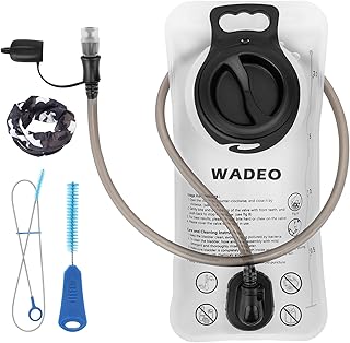 WADEO Hydration Bladder 2L, Leak Proof Water Bladder with Cl