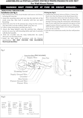 Miniatura 7 de Livex Lighting 4151-01 Aplique de pared sin sombras, latón antiguo, 4.25 pulgadas de ancho x 7 pulgadas de alto