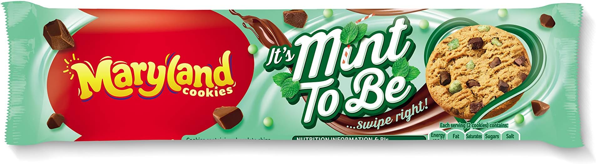 Maryland It's Mint To Be Chocolate Chip Cookies, 200g