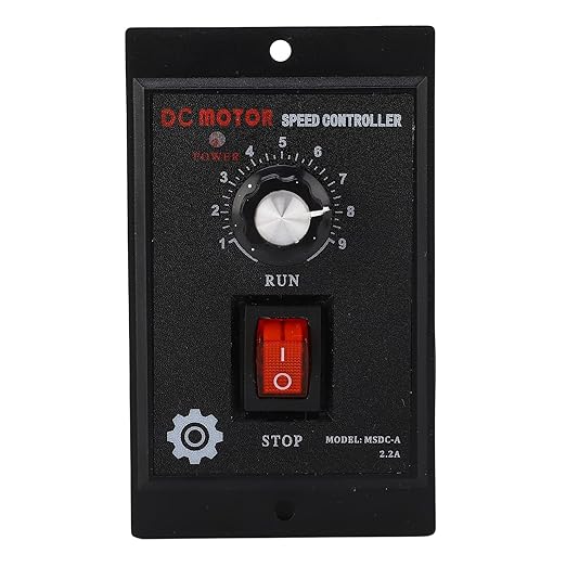 YYQTGG DC Motor Speed Controller, 110V AC Input 110V DC Output Motor