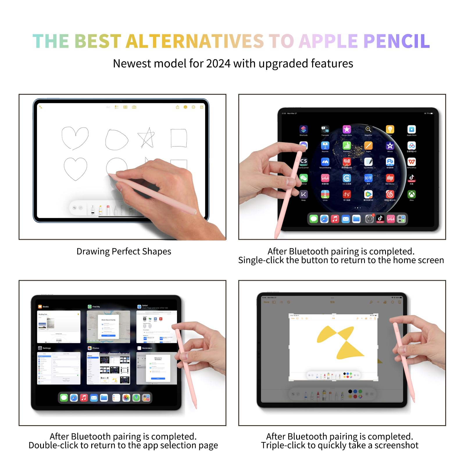 Amazon.co.jp: iPad Pencil第2世代磁気ワイヤレス充電、Apple Pencil第