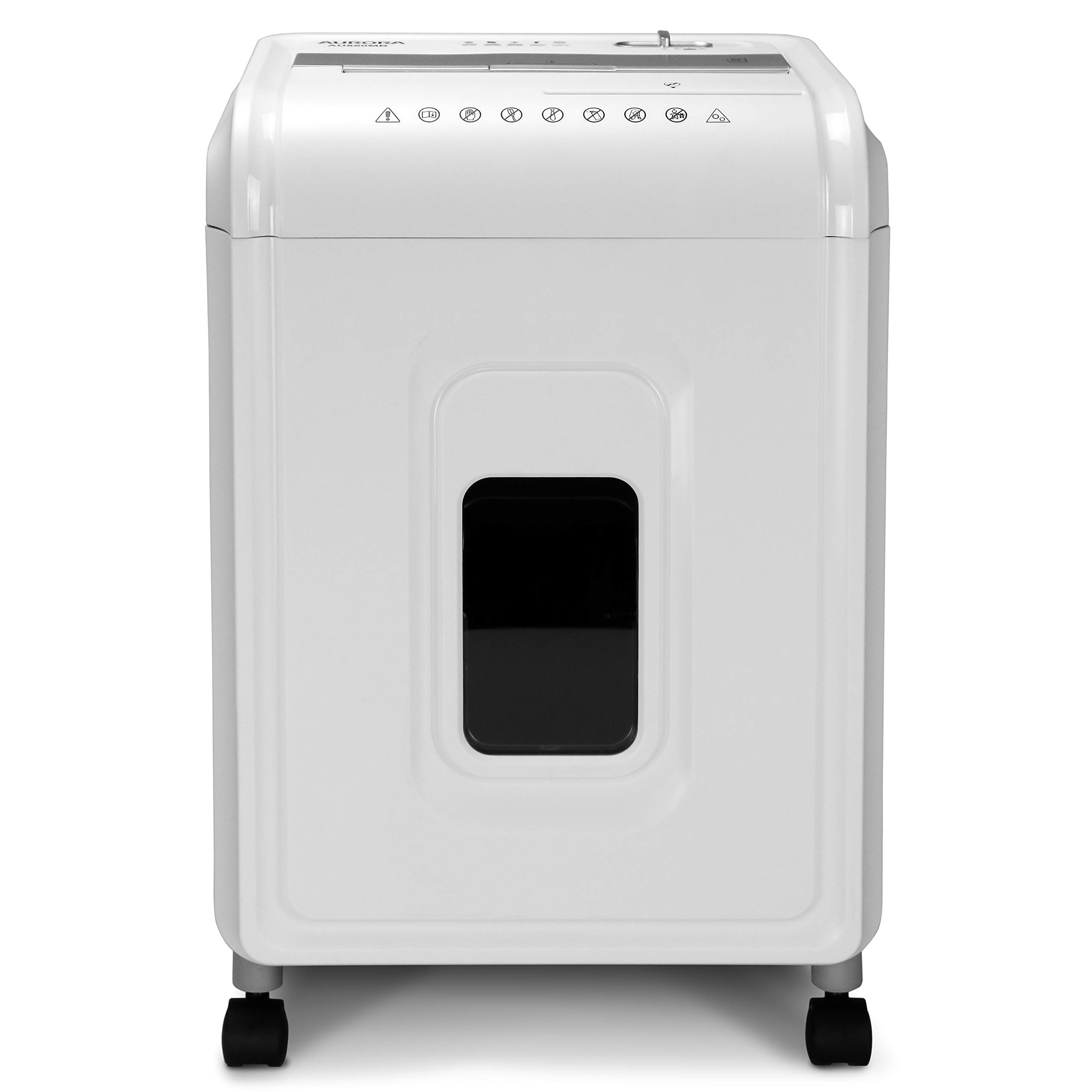 Aurora High-Security 8-Sheet Micro-Cut Paper, CD/DVD and Credit Card Shredder, White/Gray — Amazon image 6