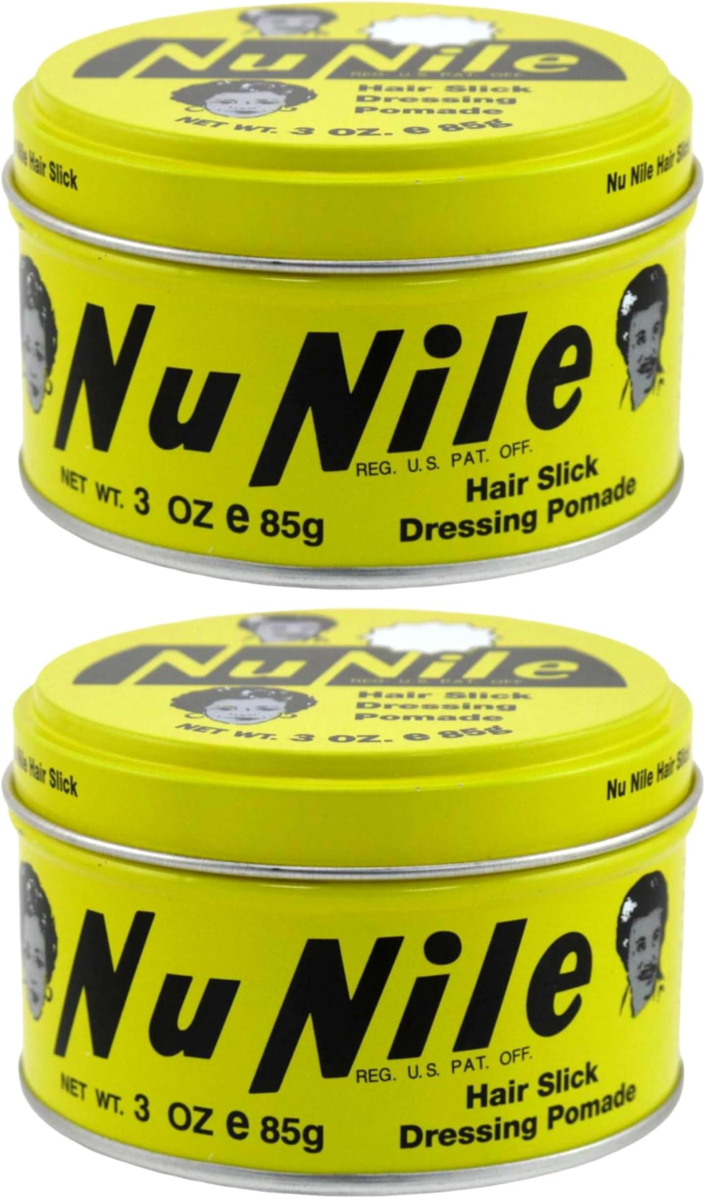 Murrays Nu Nile Hair Slick Dressing Pomade 3oz Jar (2 Pack)