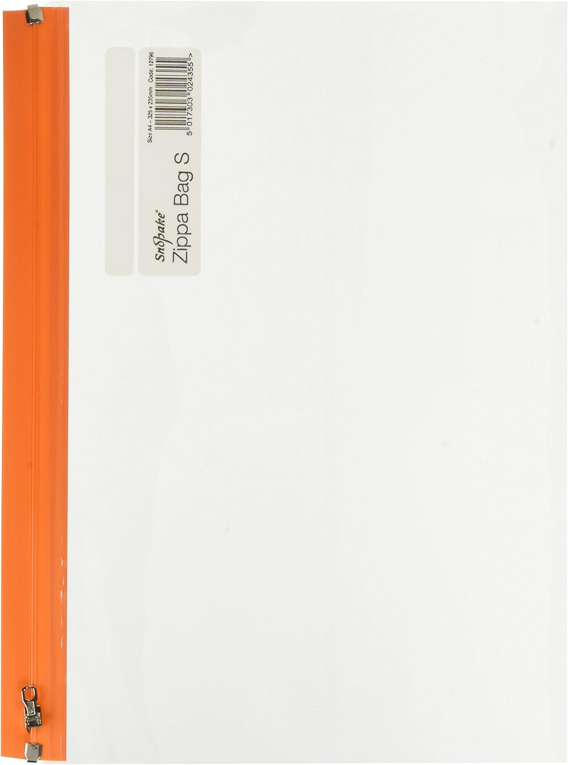 Snopake A4 Zippa Bag - Assorted (Pack of 25)