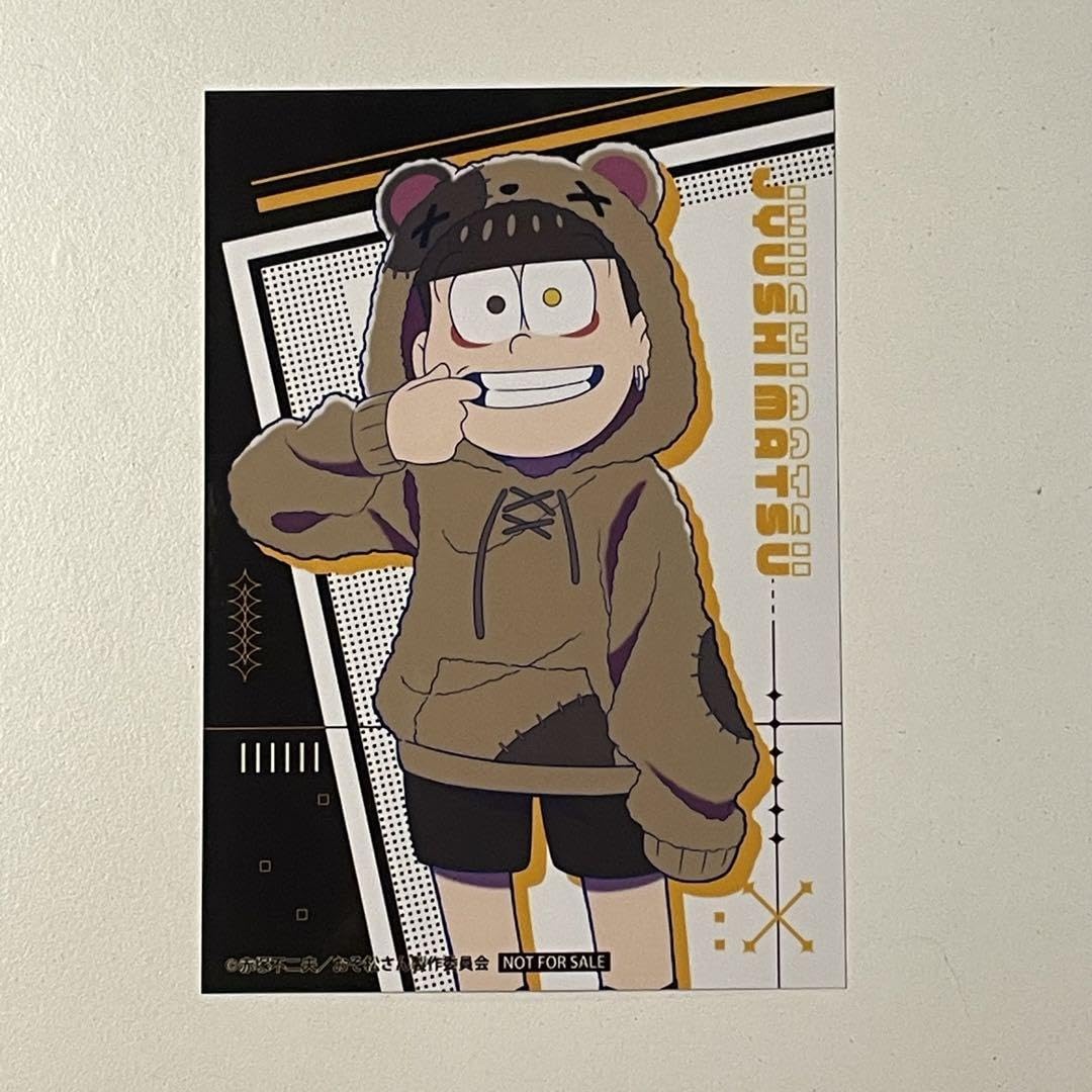 おそ松さん　カラ松　ジャージメイド　缶バッジ　ブロマイド マルイ コラボ おそ松さん カラ松 ジャージメイド 缶バッジ ブロマイド マルイ