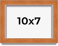 Vista 169 de Marco marrón de 18 x 24 pulgadas, marco de madera maciza de nuez de miel, ancho de moldeo de 0.875 pulgadas, profundidad de rabo de 0.875 pulgadas