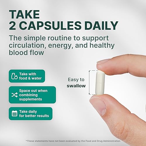 Miniatura 6 de Suplemento de óxido nítrico Natures Pure Blend - L-Arginina - Soporte de presión arterial - 1500 MG - Óxido nítrico - Potenciador de óxido nítrico -