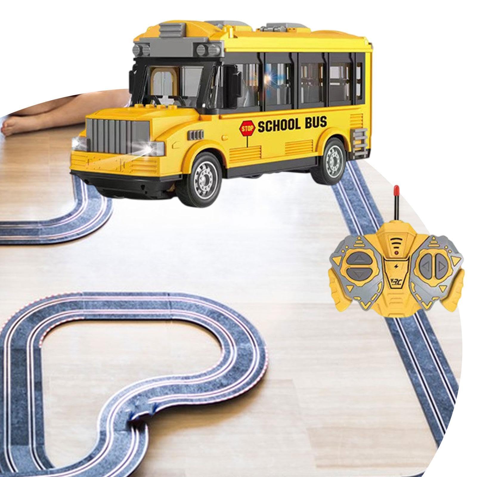 Modellino di Autobus Urbano, Autobus Scolastico Giocattolo, 1/30, Regali, Modellino di Camion, Classico con Luci Realistiche E Pneumatici, Yellow School Bus a