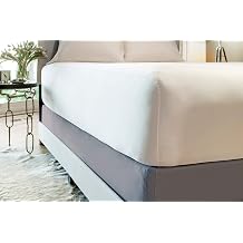 SHEEX Original Performance Box Spring Wrap, King, Graphite | Sleek Alternative to Dust Ruffles, Adds Color to Any Box Spring, Wrinkle-Resistant Performance Fabric