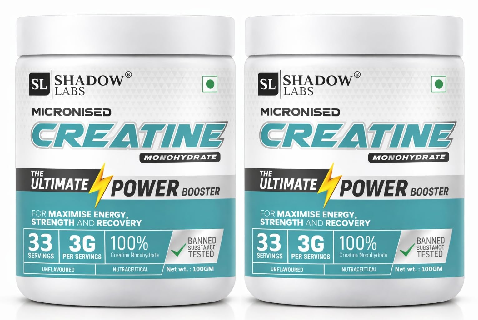 Shadowlabs Creatine Powder 200g Pack of 2 | Unflavoured, Micronized-image-9