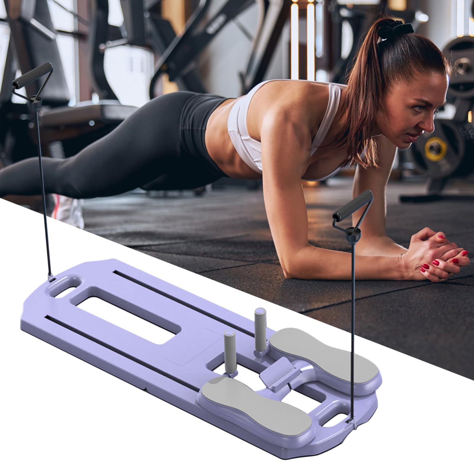 Tabla deslizante multiusos, máquina reformadora de pilates, equipo de pilates en casa, equipo de entrenamiento en casa, accesorios de pilates, tabla de ejercicios deslizante, tabla de pilate para el