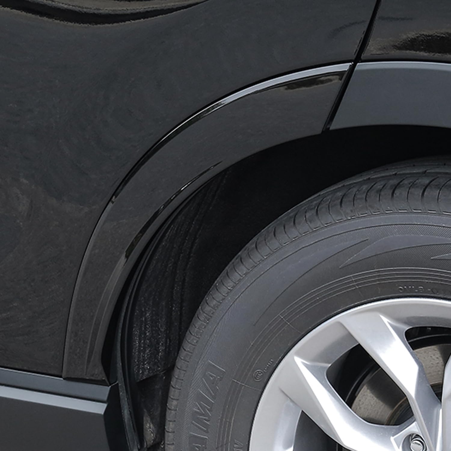 ITrims Car Accessories for Honda CR-V CRV 2023 2024 Fender Flares Exterior Front & Rear Fender Flares Wheel Arch Extension Cover Trim ABS Glossy Black 2PCS