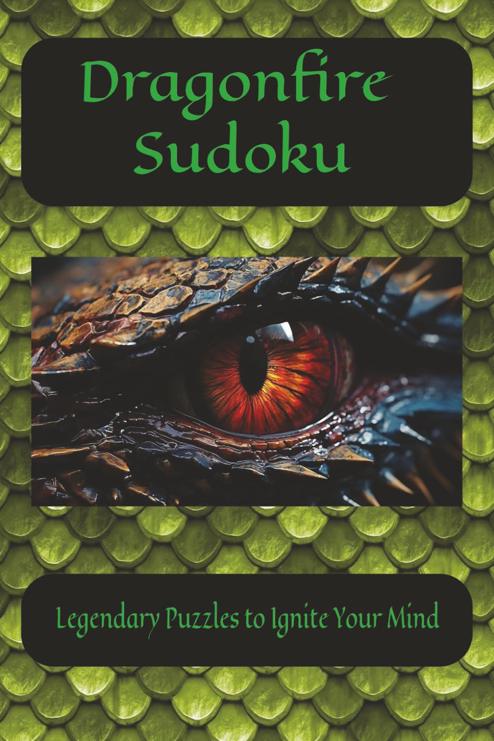Dragonfire Sudoku Puzzle Book: Sudoku Puzzles with Dragon Theme | Help Calm Mind, Relax, and Focus | 6x9 Inches, 110 Pages | 50+ Puzzles | Solutions Included