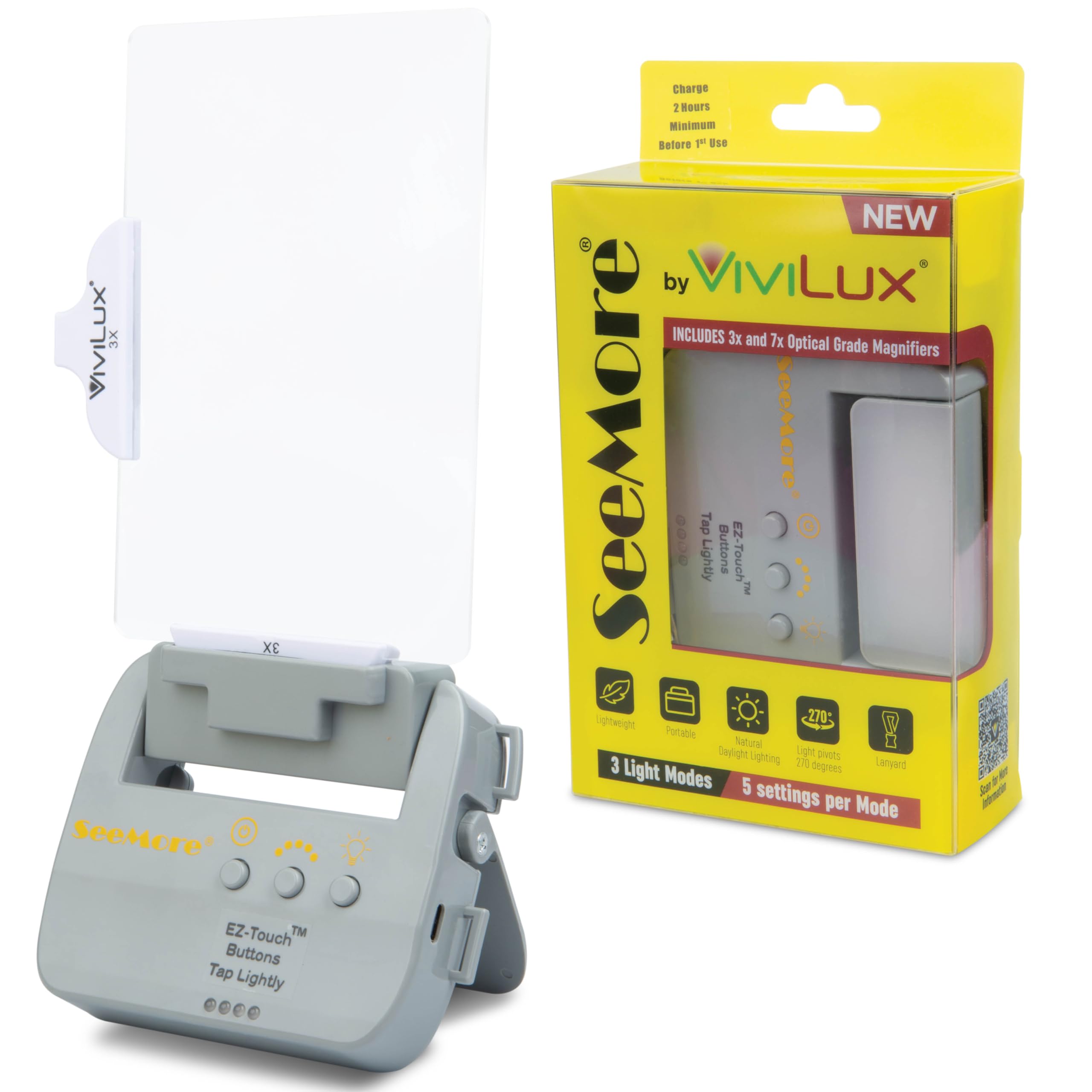 Amazon.com: SeeMore by ViviLux Wearable LED Magnifying Neck Light