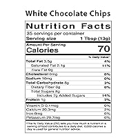 Vista 2 de Vermont Nut Free Chocolates Chips para hornear (chocolate blanco) 16 onzas, 2 bolsas, sin nueces, sin huevos, Kosher