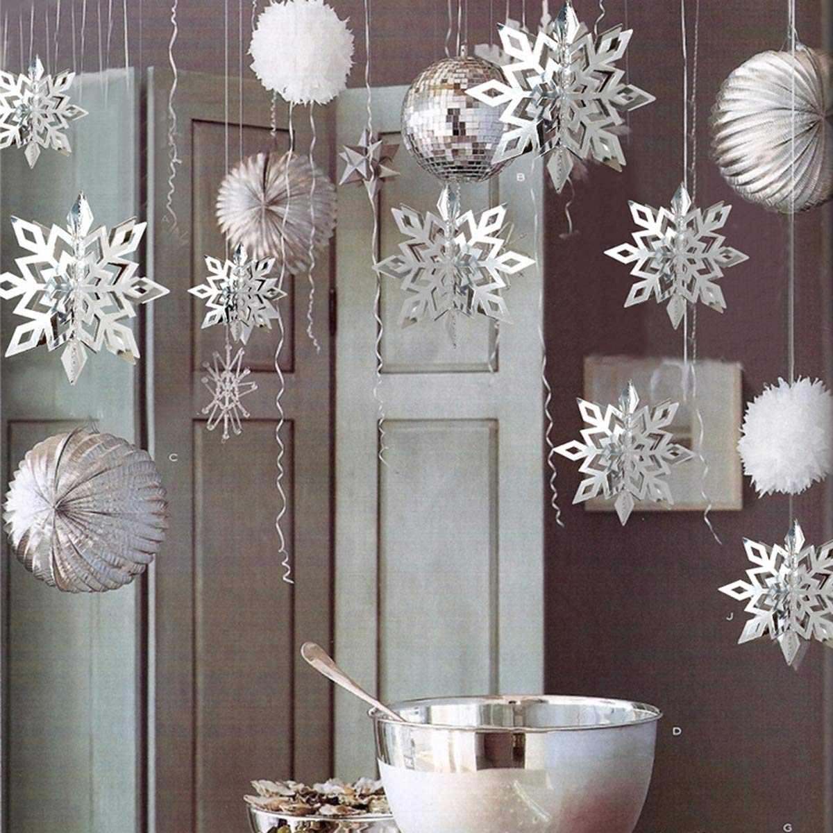 OuMuaMua Winter Christmas Hanging Decorations - Image 3
