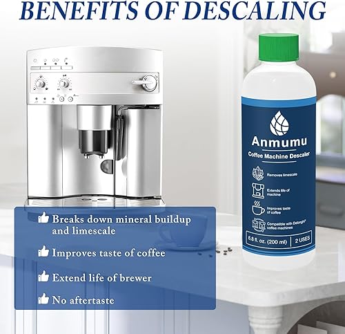 Miniatura 2 de Anmumu Descalcificador Delonghi* EcoDecalk Limpiador para todas las máquinas Delonghi*  Solución de descalcificación delonghi* 4 usos (400 ML 2