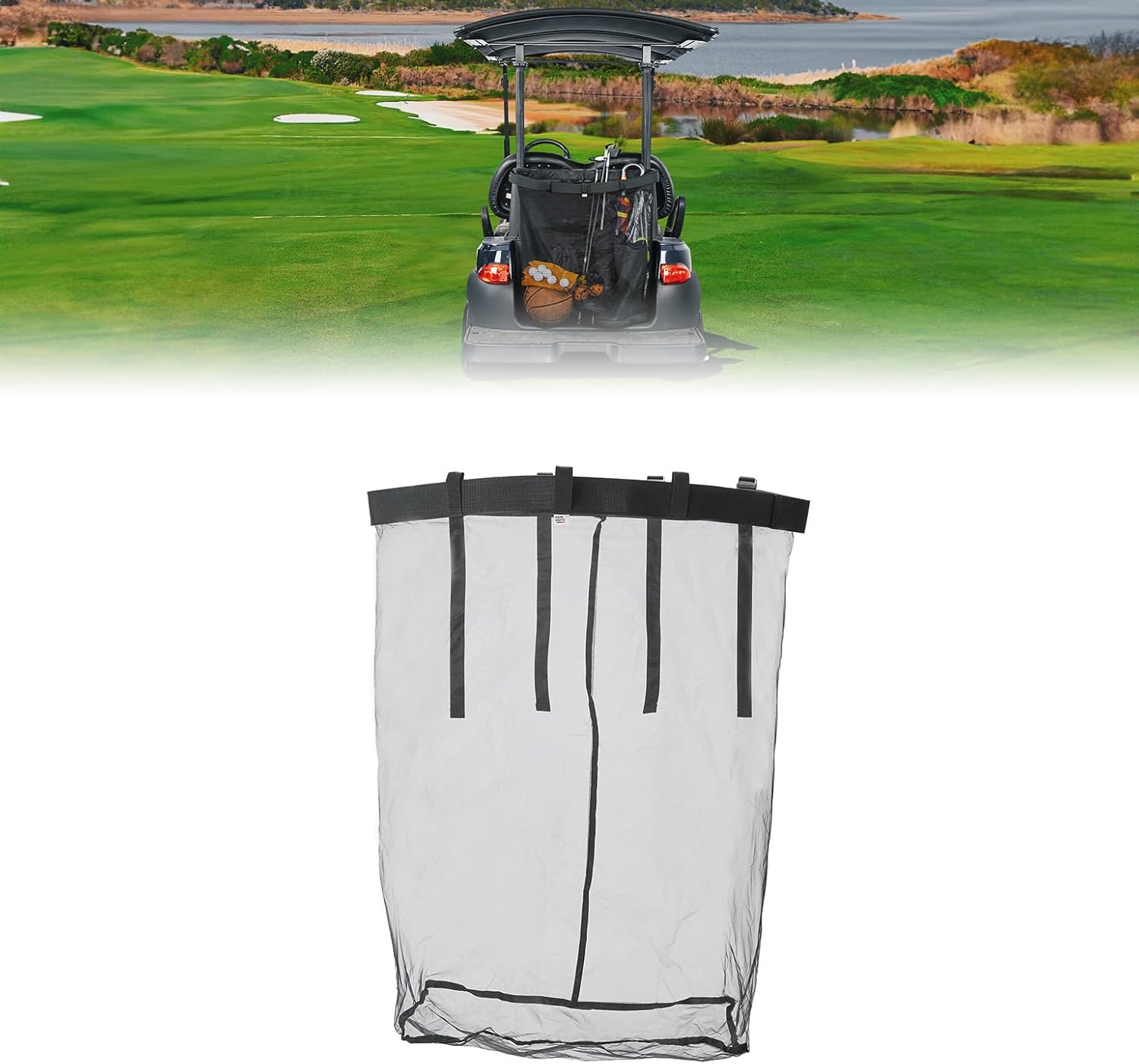 KEMIMOTO Golf Cart Grocery Shopping Bag Universal Fit for
