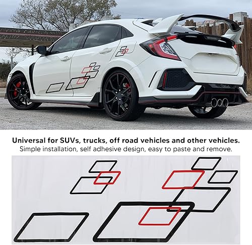 Miniatura 4 de Pegatinas laterales de carrocería a prueba de sol de 39.4x15.0 in Pegatinas de gráficos de carrocería decoración de estilo de vehículo todoterreno