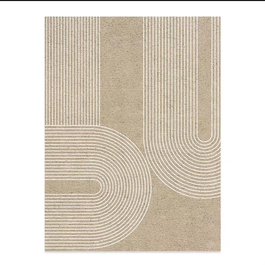 Tapis chambre fille ado gris 140x200cm pour un coin bureau étude calme