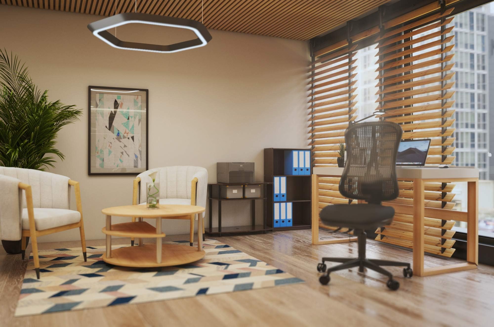 Furinno BASIC Estantería Moderna De 3 Niveles Con Baldas Abiertas, 24 X 55 X 100 Cm, Para Salón, Dormitorio Y Oficina En Casa, Color Marrón Oscuro