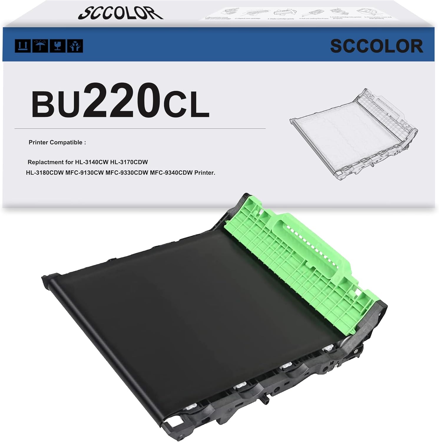 SPLENDIDCOLOR Remanufactured BU220cl Belt Unit Replactment