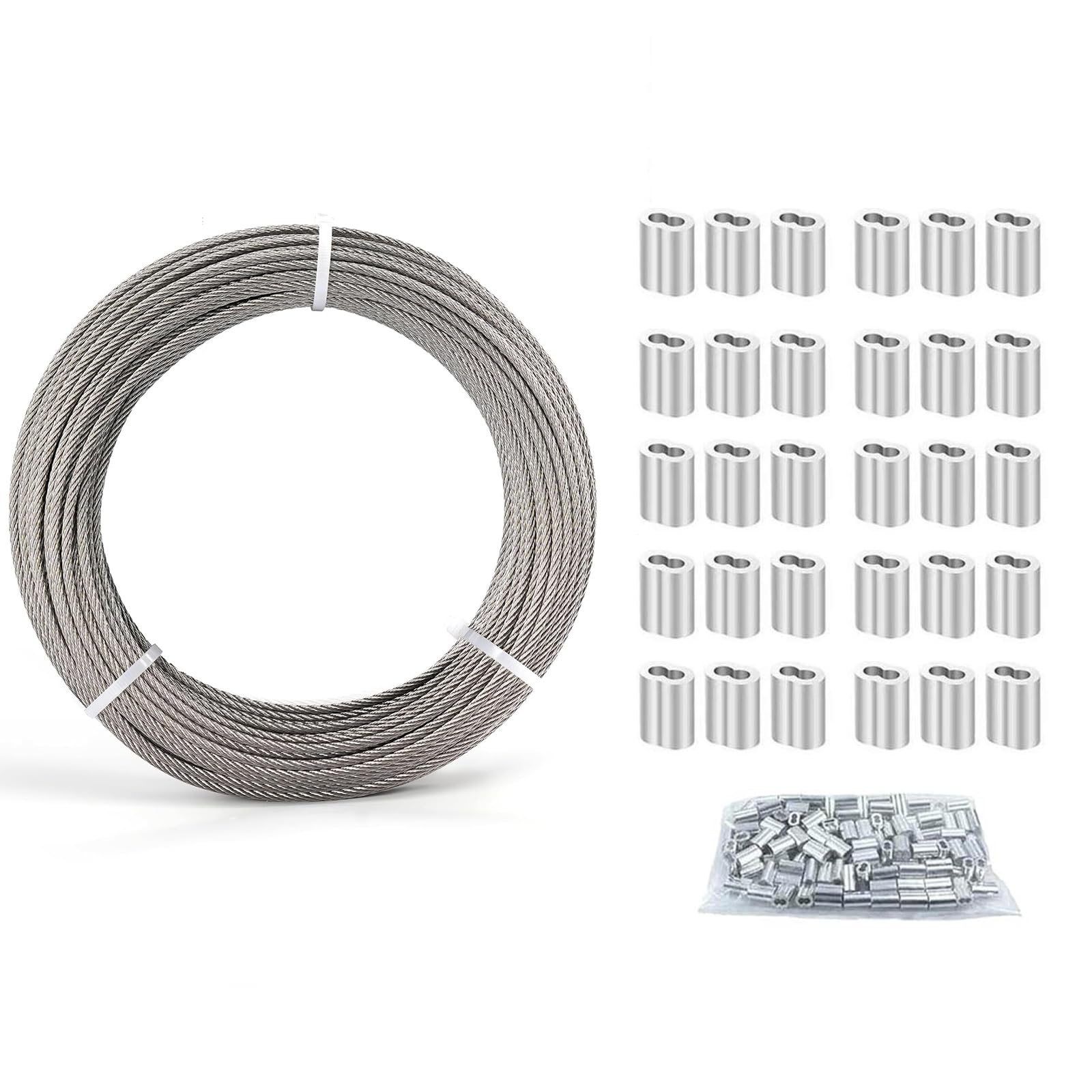 ステンレス支線ワイヤー35個まとめ割 ステンレス支線ワイヤー35個まとめ割 ステンレス支線ワイヤー35個