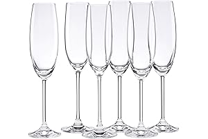 Lenox Tuscany Classics Set of 6 Champagne Flutes, 8 Ounces