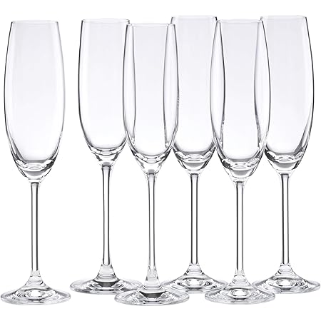 Lenox Tuscany Classics Set, Champagne Flutes, Buy 4, Get 6, 6 Count (Pack of 1), Clear