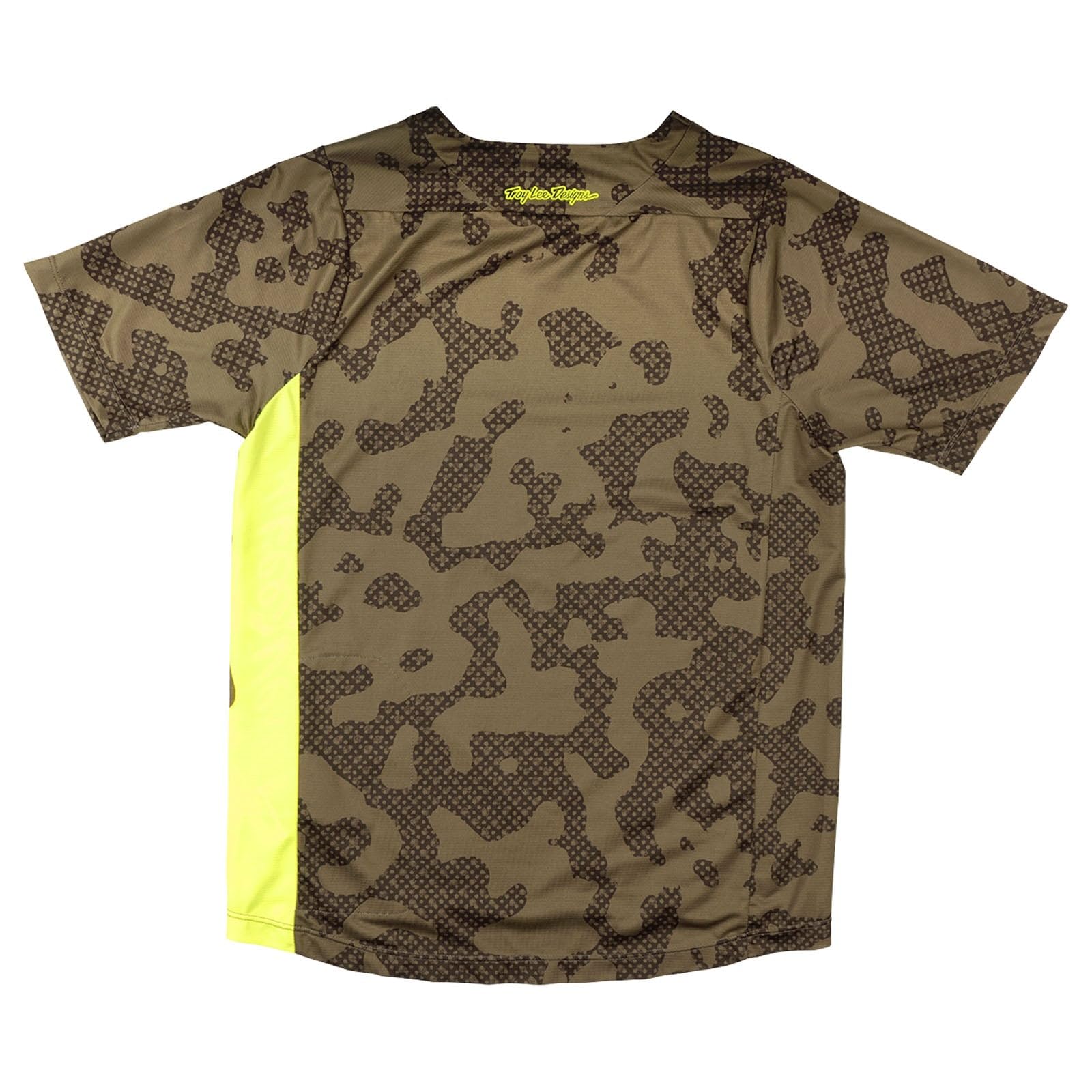 Troy Lee Designs Youth Skyline SS Jersey; SCRUBLAND Olive XL