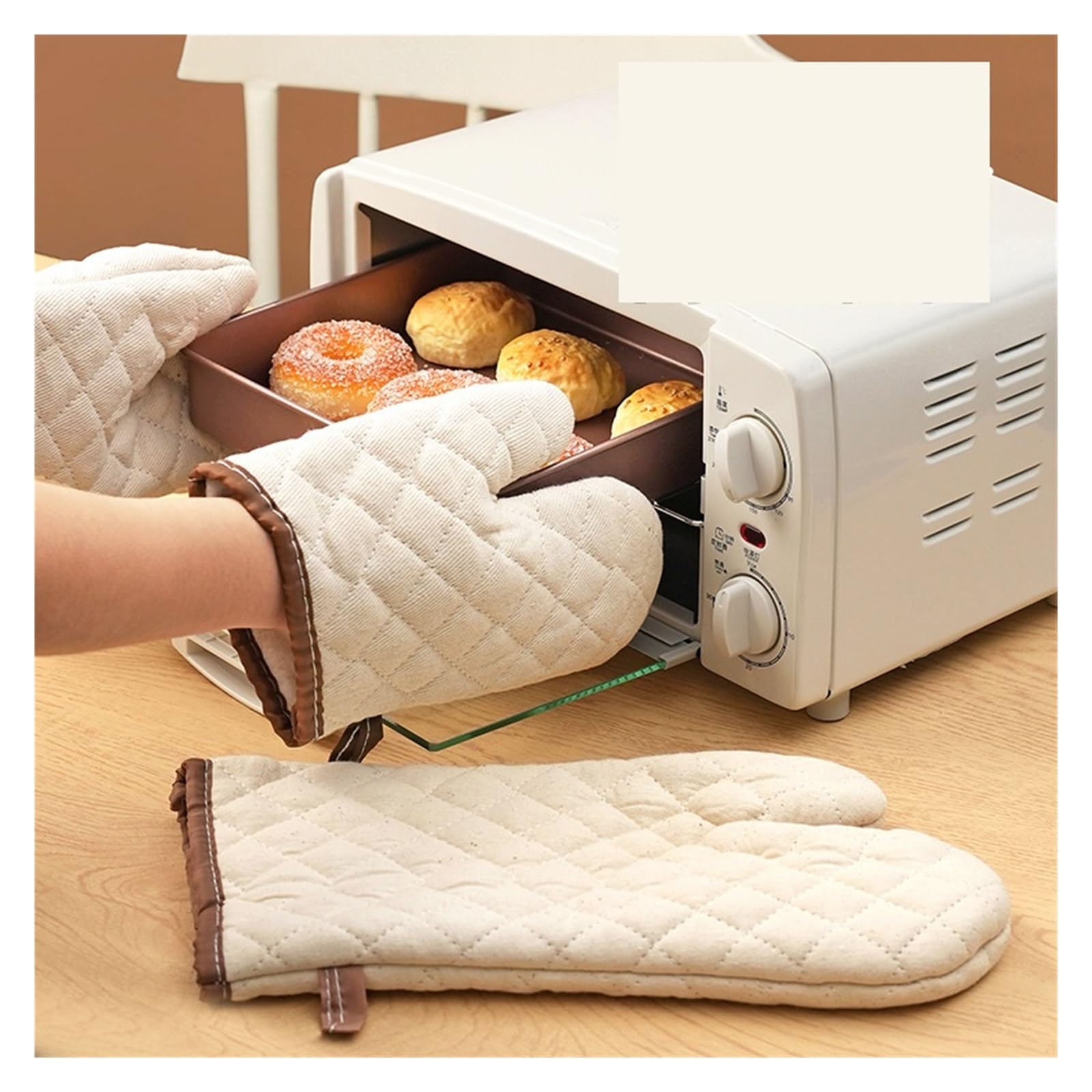 1 Paire De Gants Anti-brûlure for Four À Vapeur pour Cuisine
