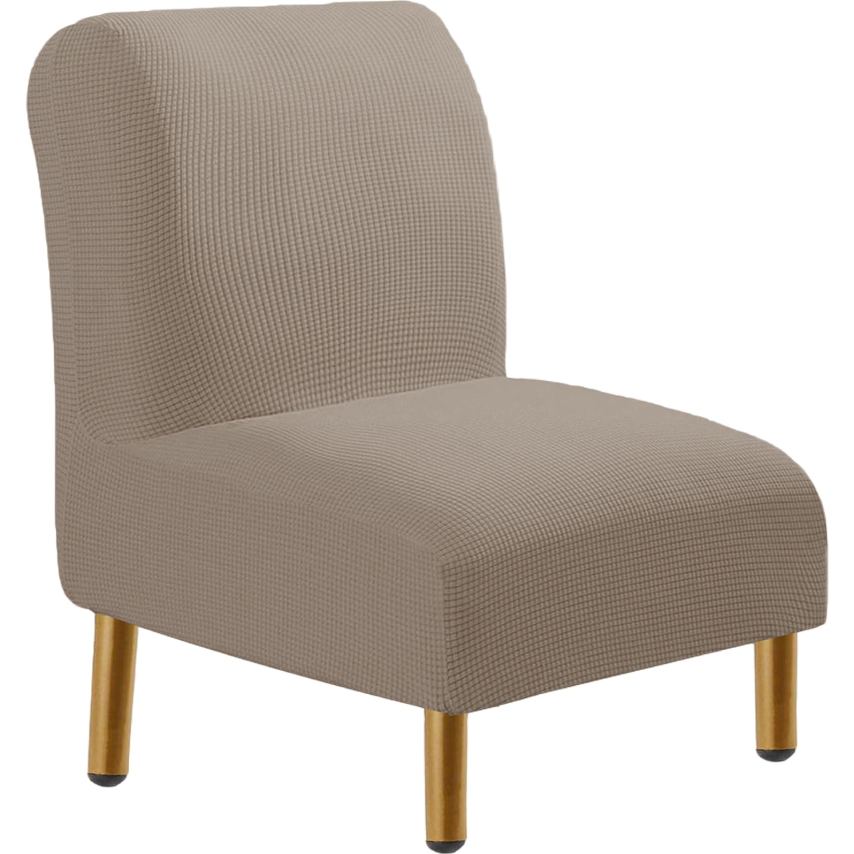 Xdyyjrasa Armless Chair Cover - Stretchable Soft Chair Slipcover