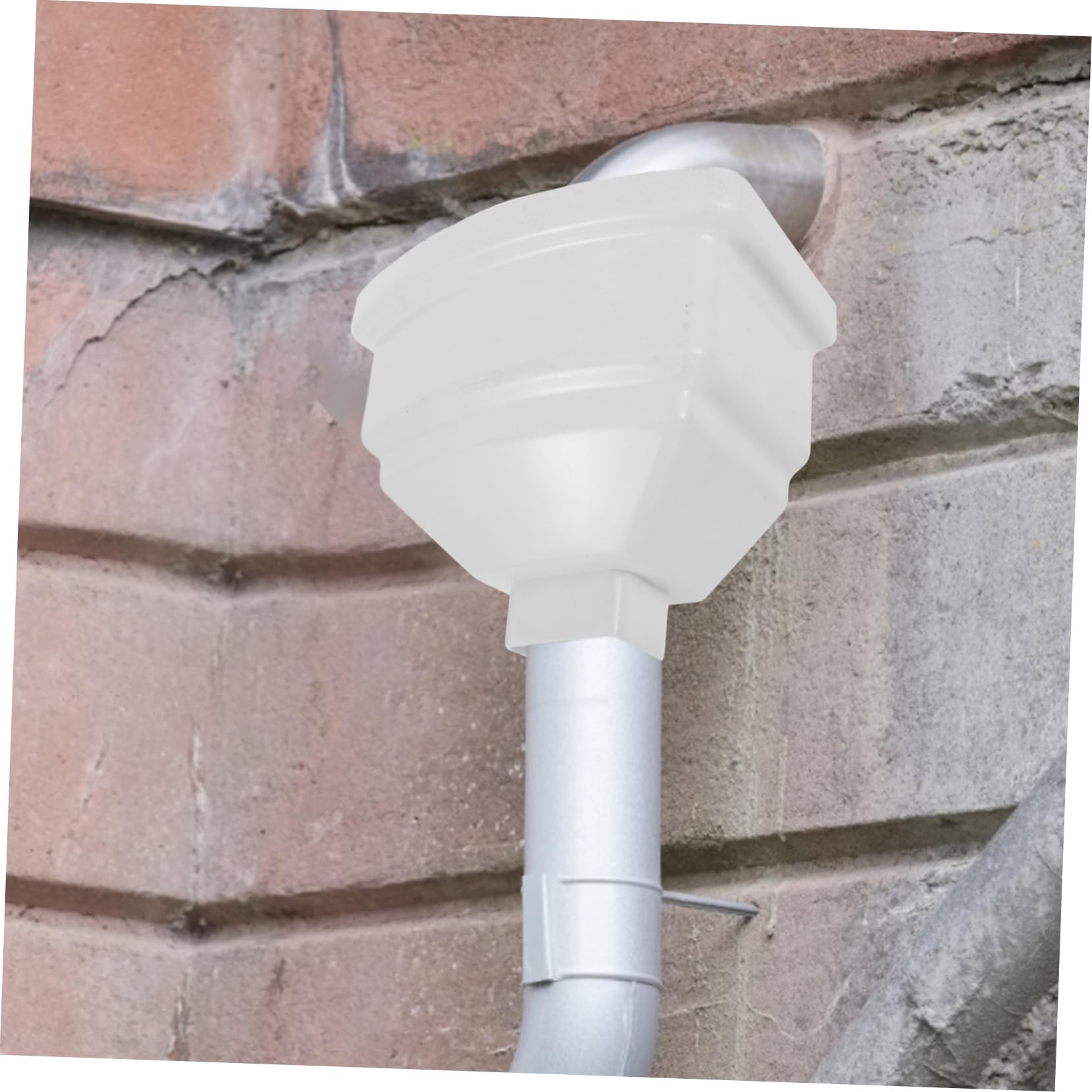 NUOBESTY Adaptador de Canalón Barril de Canaleta de Lluvia Boca Ancha para Recolección de Agua Lluvia Resistencia al Impacto y Drenaje