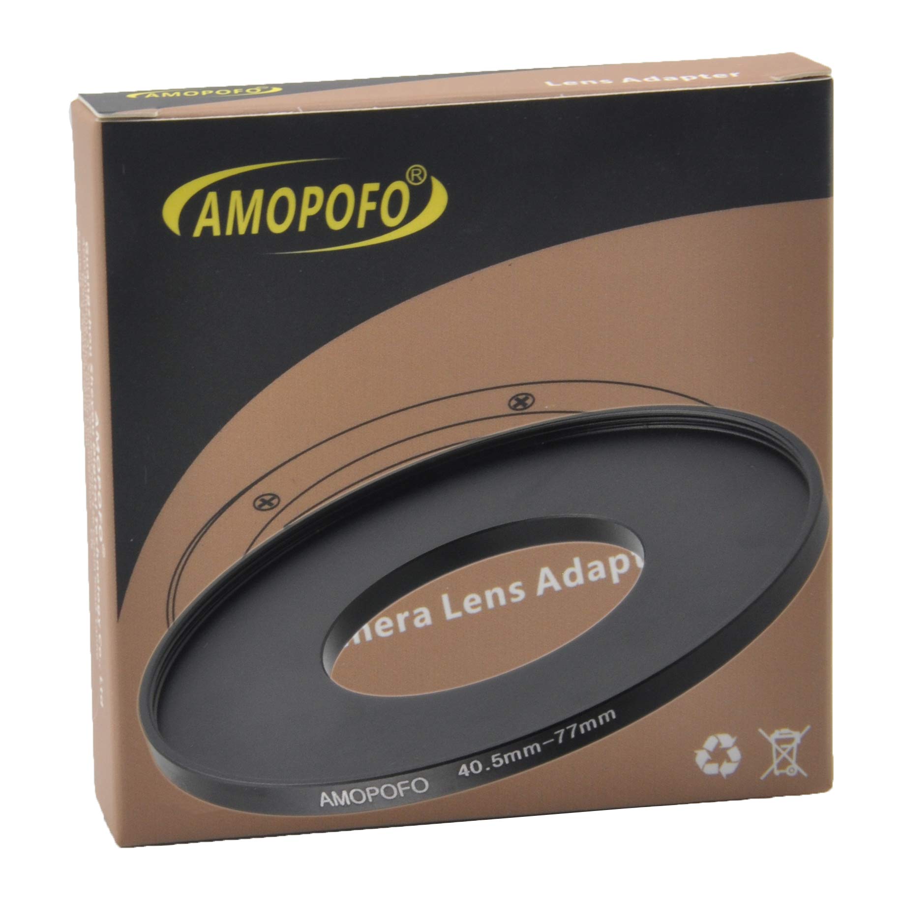40.5mm to 77mm Camera Filter Ring/40.5mm to 77mm Step-Up Ring Filter Adapter for 77mm UV, ND, CPL Filter,Metal Step-Up Ring