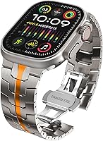 Vista 41 de WINGLE Correas de titanio para Apple Watch Band Ultra 3/2/1 Band Ultra de 1.929 in Series 11 10 1.811 in 1.772 in 1.732 in 1.654 in SE 3/2/1 Series
