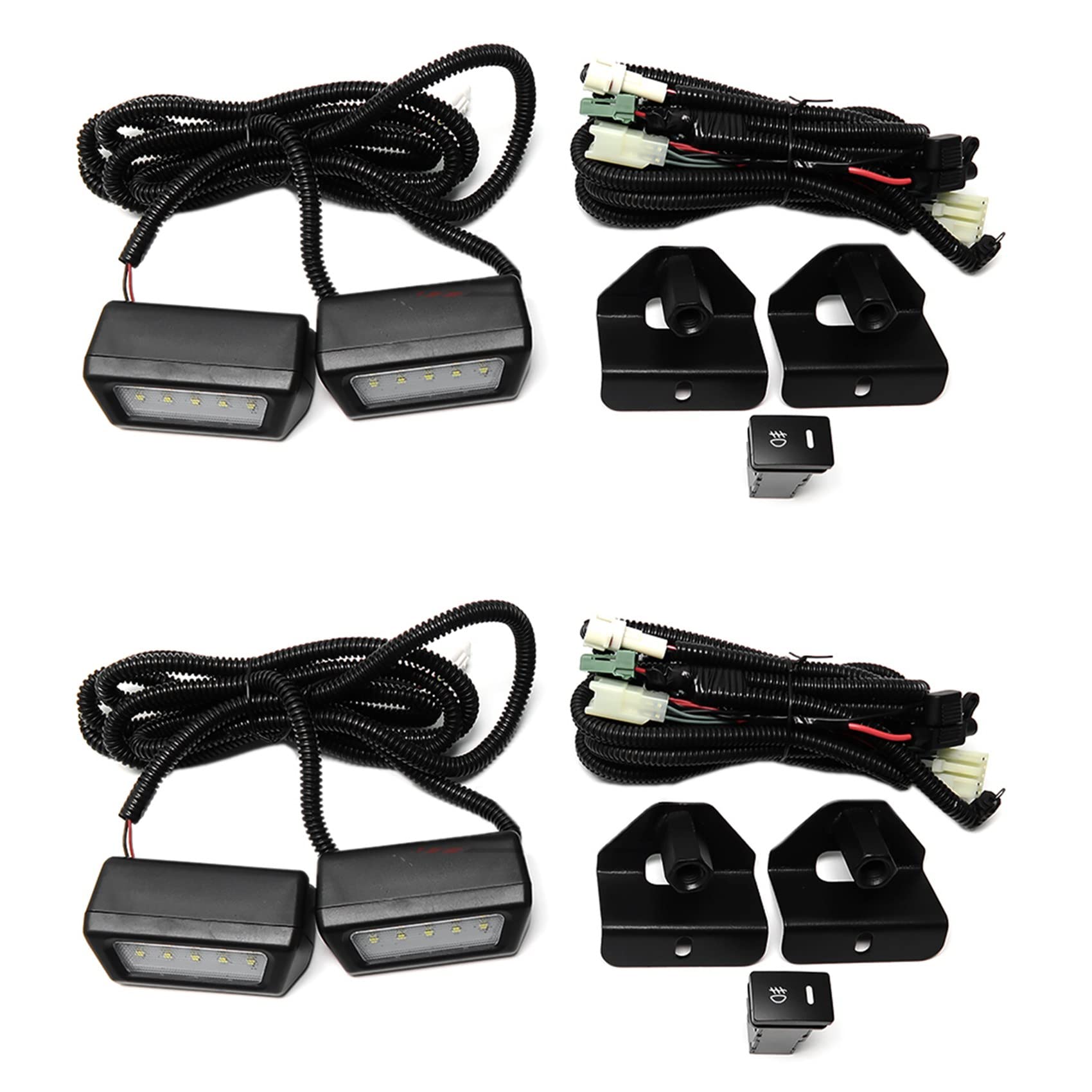 Luz LED de Trabajo de Coche Accesorios Land Cruiser LC70 Lámpara de Maletero 4X 8