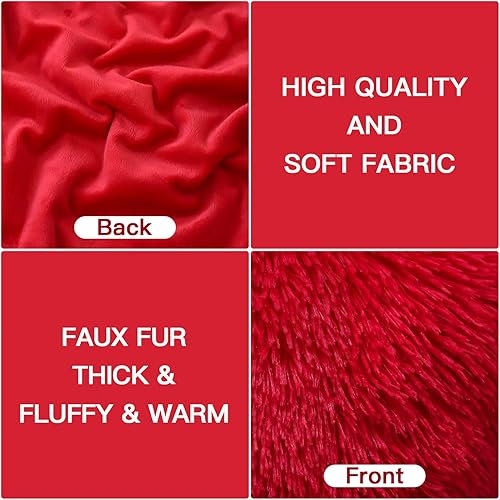 Miniatura 5 de OTOSTAR Paquete de 2 fundas de almohada decorativas de lujo de piel sintética suave de 18 x 18 pulgadas, fundas de cojín cuadradas sólidas para