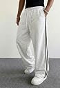 dockstreet Mens Open Bottom Wide Legged Sweatpants.24RTB0226D-HIMALAYAN-OPEN Bottoms-30 gallery image