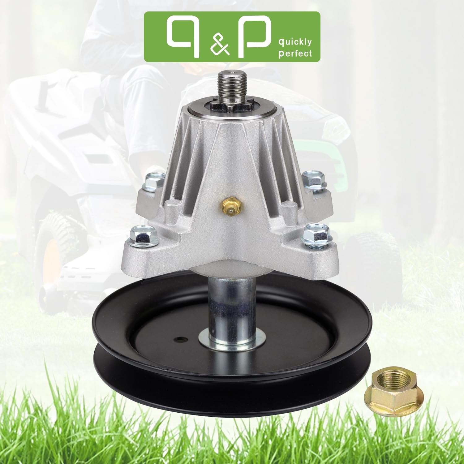q&p 918-04889 Spindle Assembly Bracket Replaces 918-04889A 918-04822A 618-04822A 618-04950. Fits LTX1040 Tractor (2010 & After) 13AX90AS010 13RX90AS056 13AX90AS009 13WX90AS010 13WX90AS009