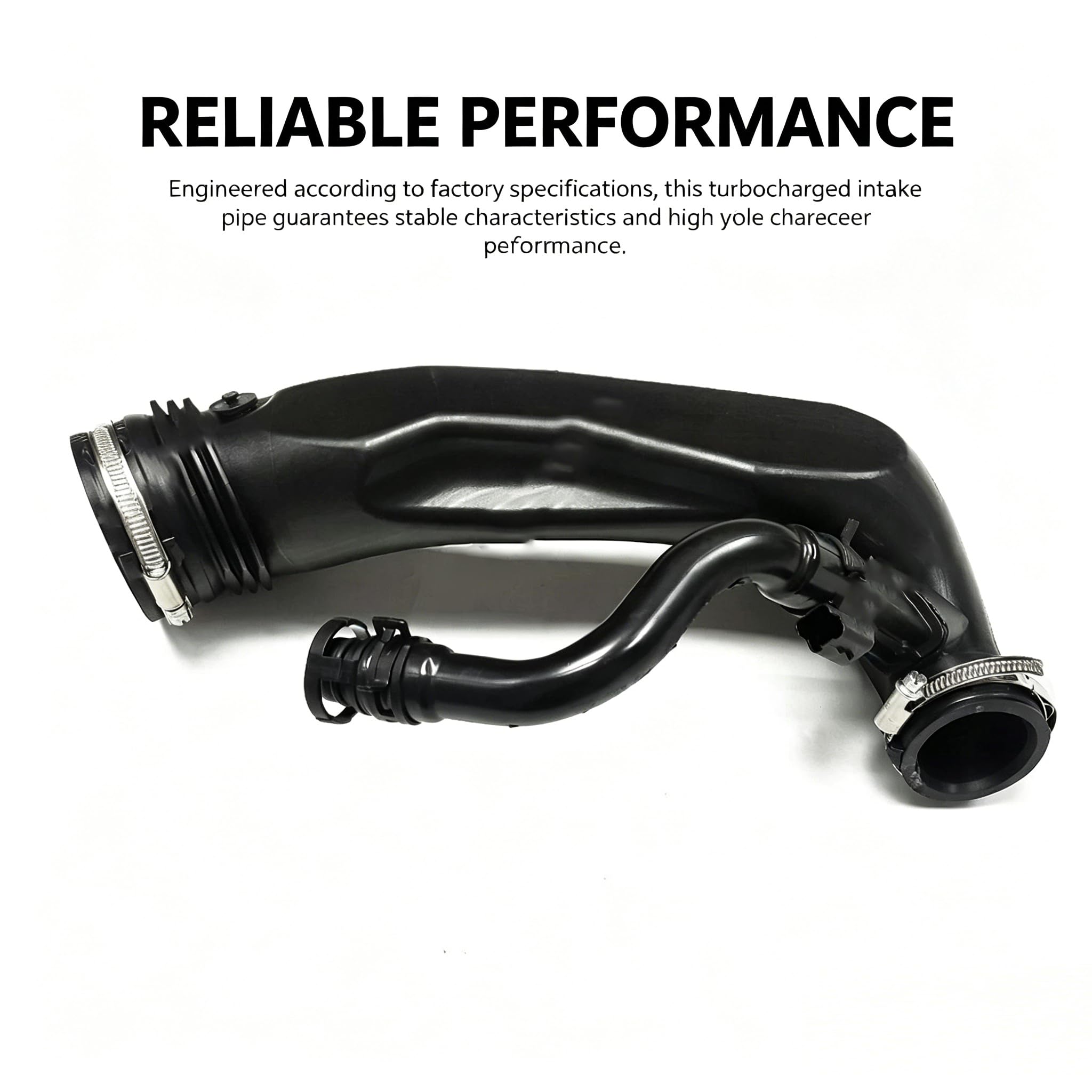 Tubo de admisión de turbocompresor para 207 208 508 3008 C5 DS4 DS5 RCZ 1.6 THP, reemplazo de manguera de entrada de aire turbo OEM 1440S4 9811909980, componente de motor de plástico negro