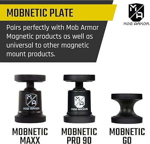 Miniatura 6 de Mob Armor MobNetic - Placa magnética de montaje para teléfono, compatible con iPhone y Android, 0.02 pulgadas de grosor para automóviles, camiones,
