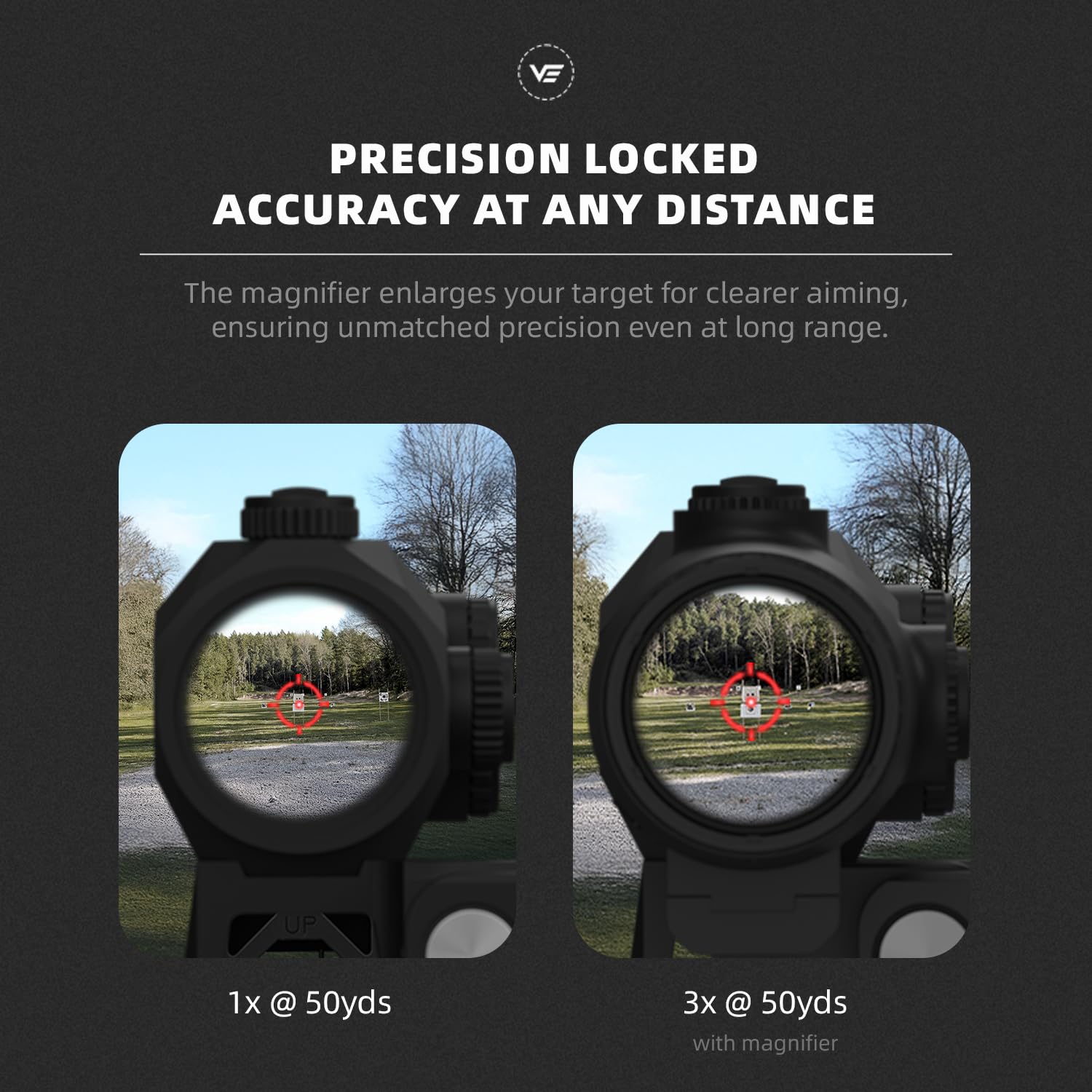 Amazon.com: Vector Optics Scrapper 1x25 Multi-Reticle Red Dot