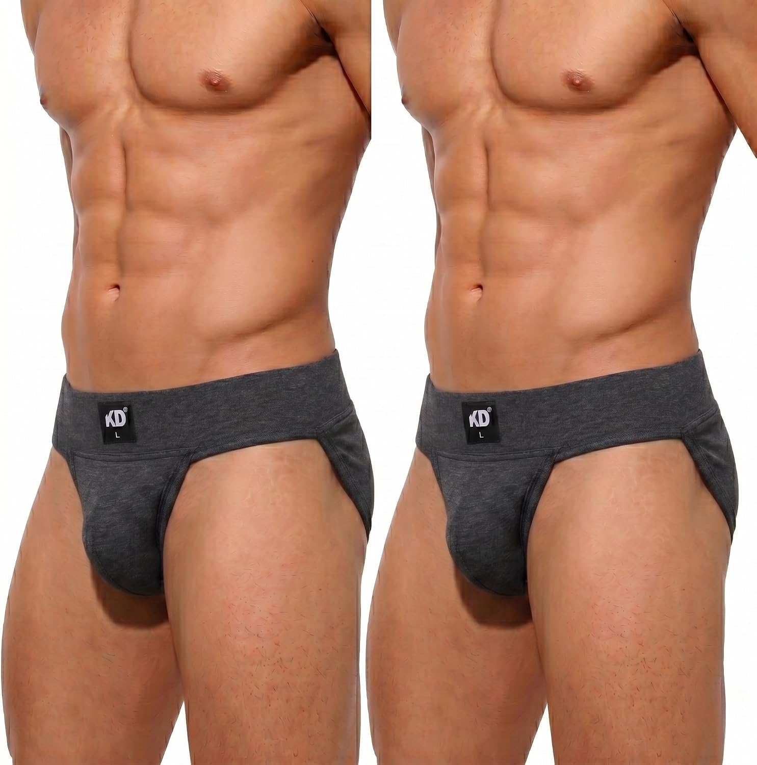 KNK Men’s Gym Jockstrap Supporter with Back Cover | 100% Organic Cotton Jockstrap with Cup Pocket | Sports Fit